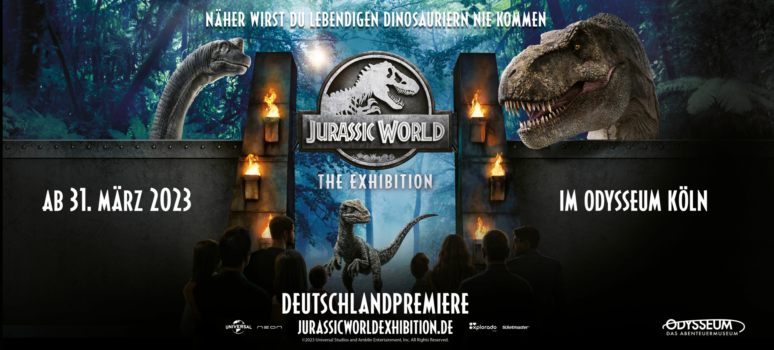 Jurassic World The Exhibition Feiert Deutschlandpremiere Im Odysseum In Köln Sneakfilm Kino 